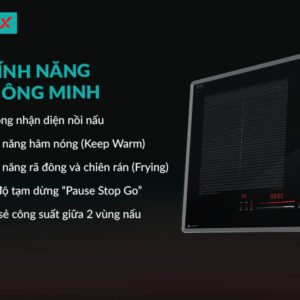 Bếp từ 2 vùng nấu GRANDX GX IH855XPro