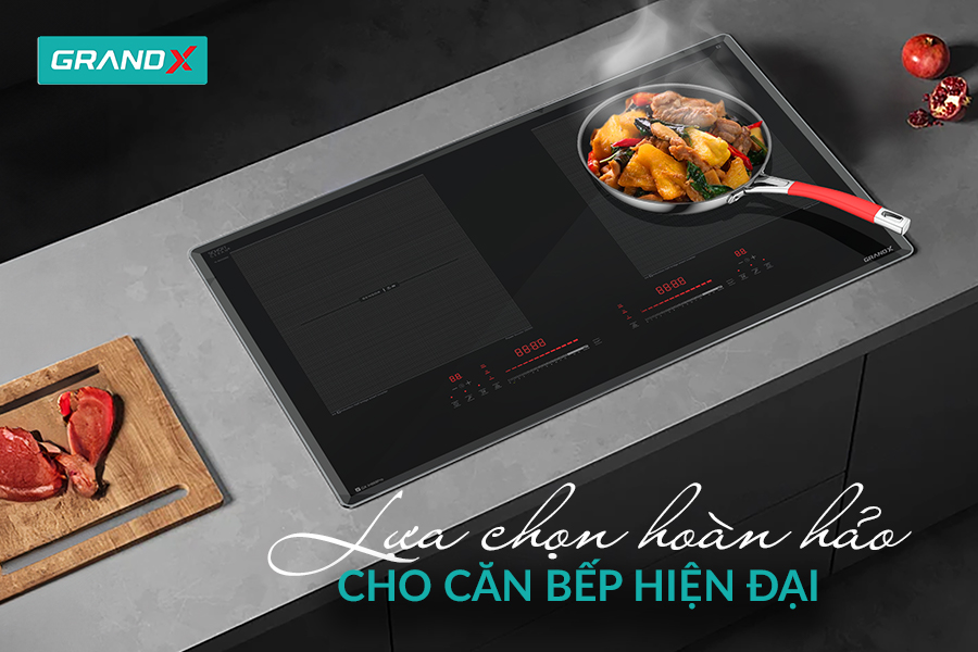 Bếp từ 2 vùng nấu GRANDX GX IH868XPro