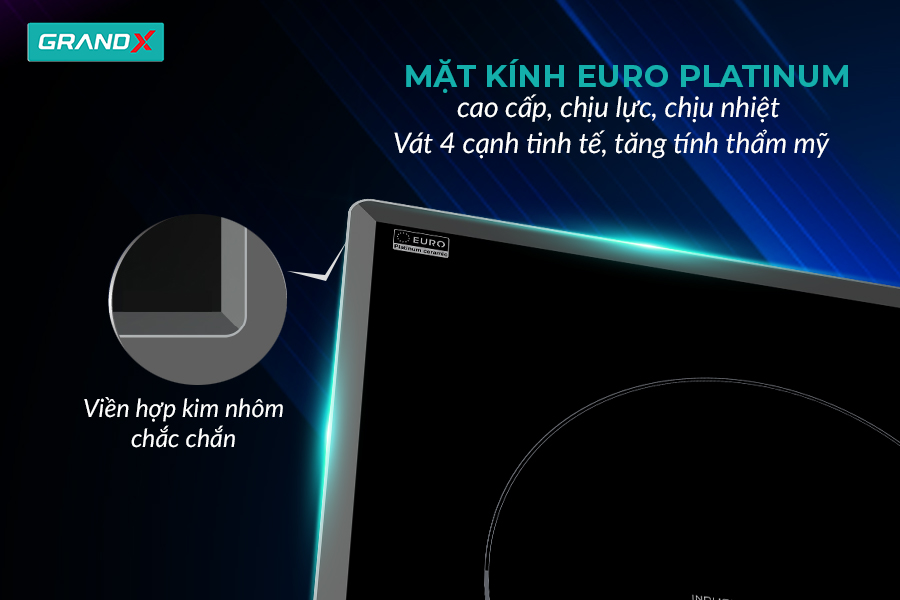 Bếp từ 2 vùng nấu GRANDX GX IP689SE