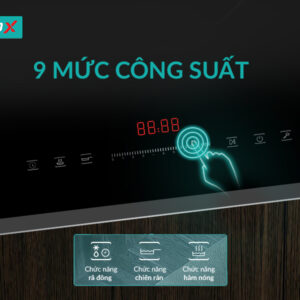 Bếp từ 2 vùng nấu GRANDX GX IP689SE