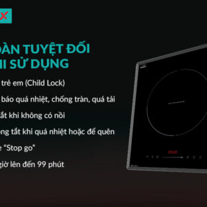 Bếp từ 2 vùng nấu GRANDX GX IP689SE