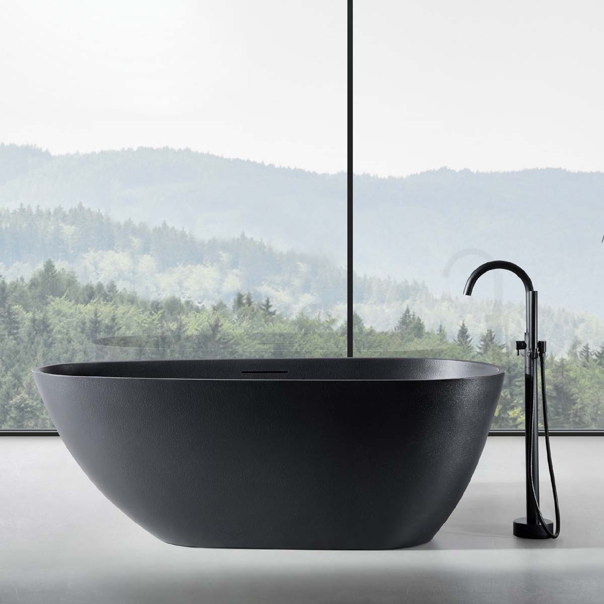 Bồn tắm Ngâm Mowoen MW003-Matt Gray