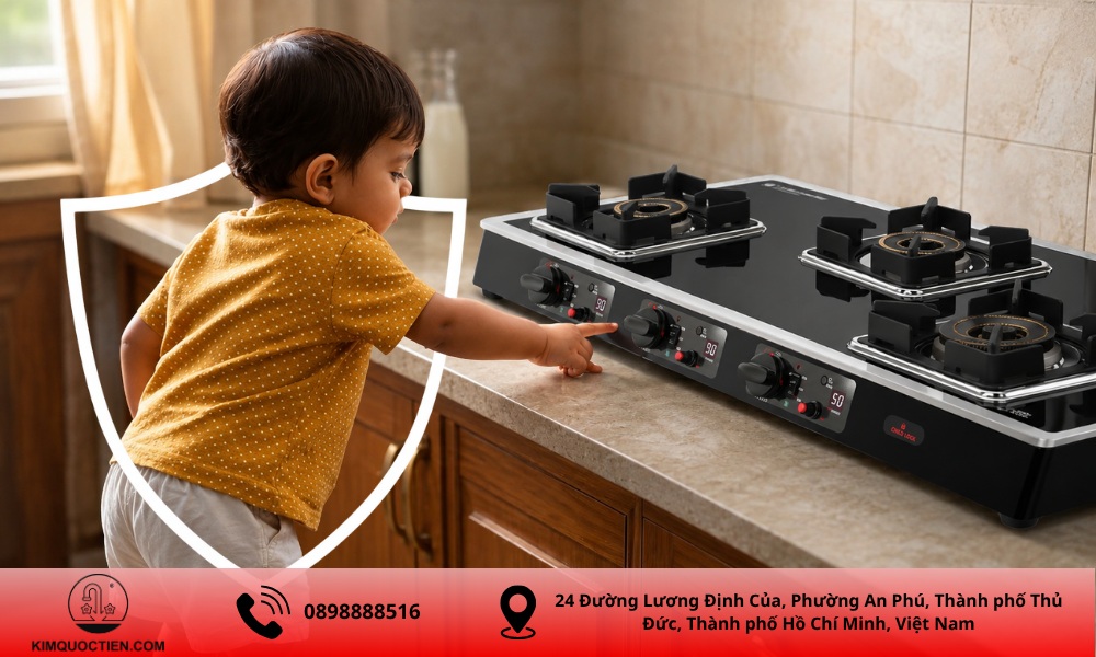 tính năng đặc biệt trên bếp gas