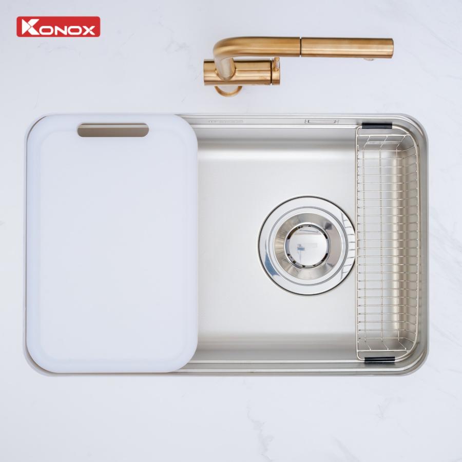 Chậu Rửa Bát Chống Xước KONOX Tari Smart 7047PP Inox SUS304 700mm