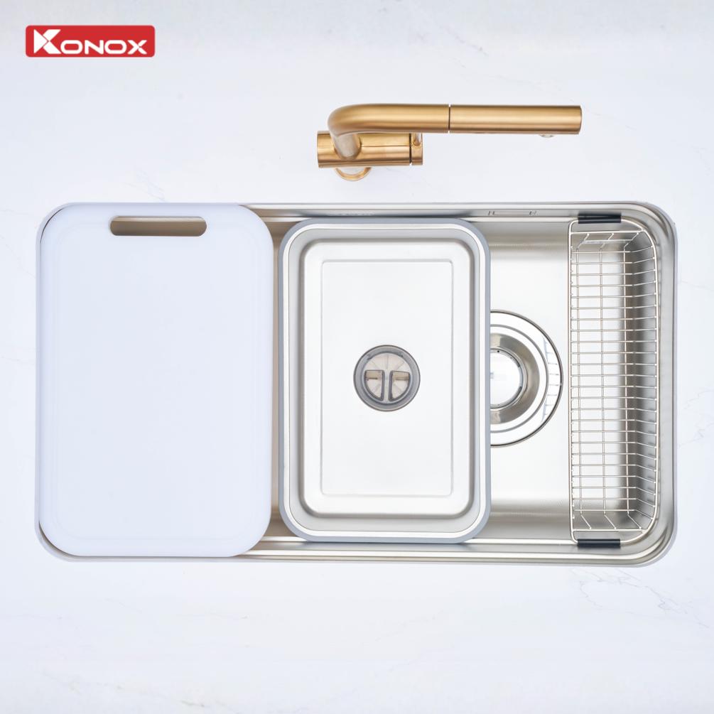 Chậu Rửa Bát Chống Xước KONOX Tari Smart 8047PP Phiên Bản Cá Nhân Hóa
