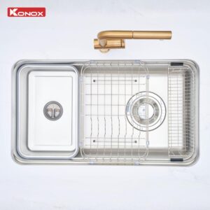 Chậu Rửa Bát Chống Xước KONOX Tari Smart 8047PP Phiên Bản Cá Nhân Hóa