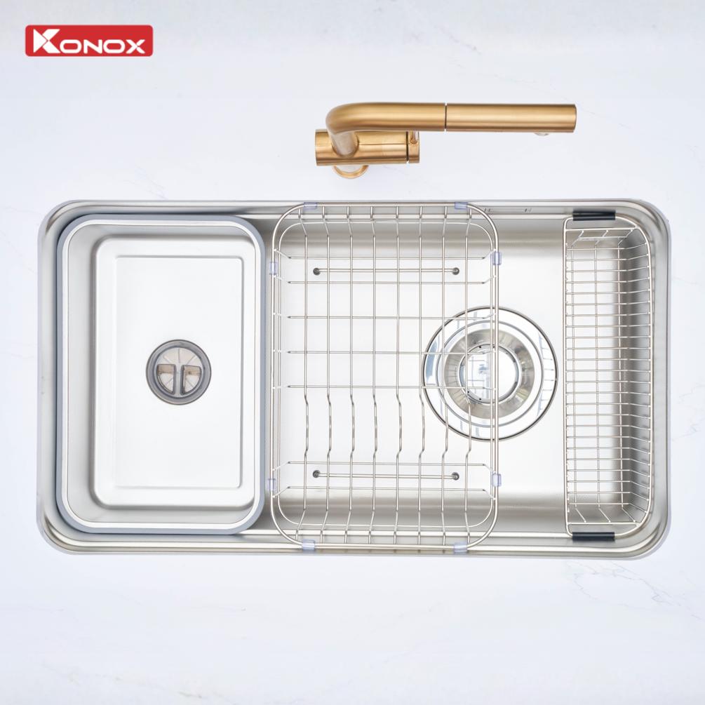 Chậu Rửa Bát Chống Xước KONOX Tari Smart 8047PP Phiên Bản Cá Nhân Hóa