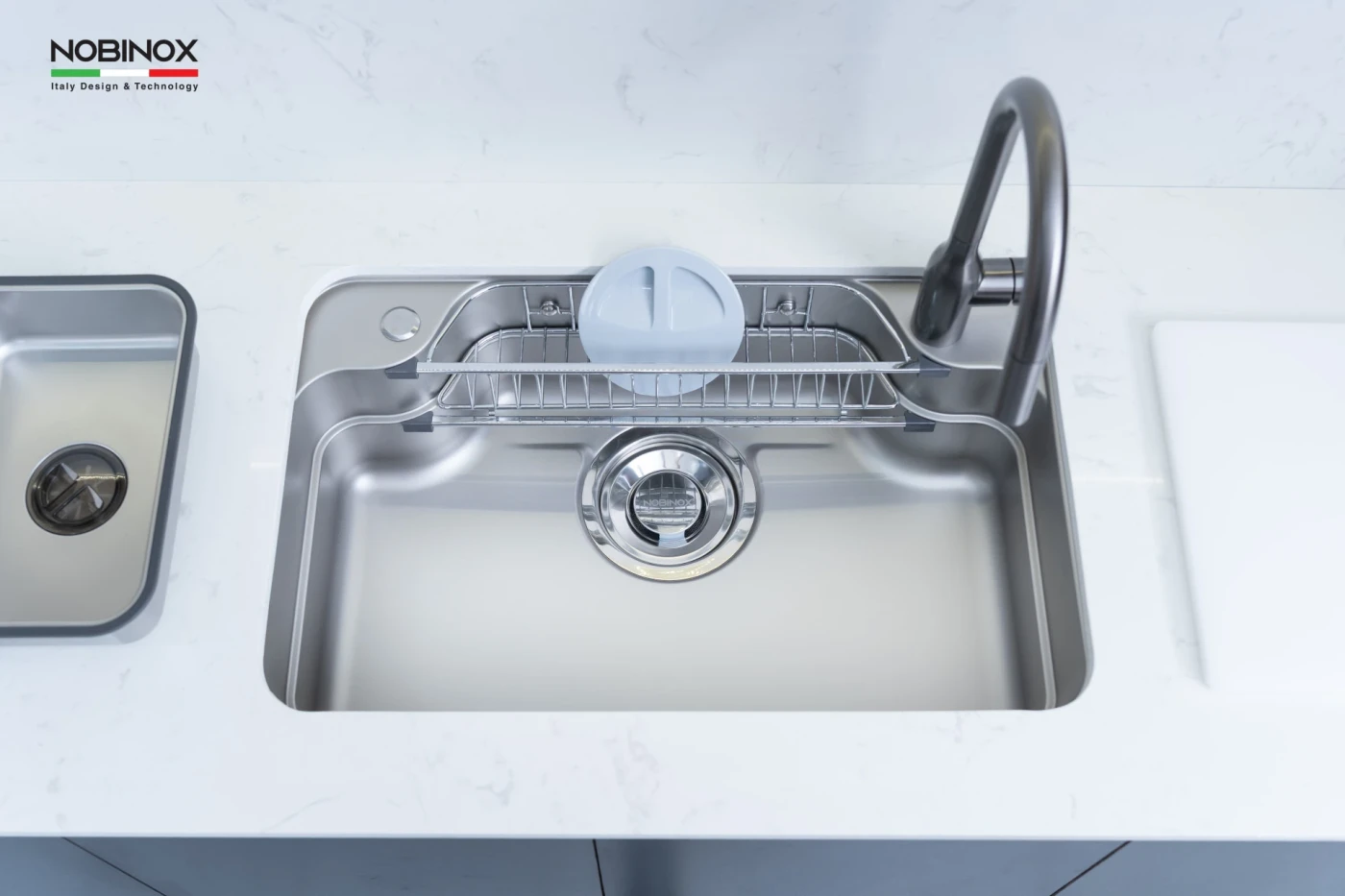 CHẬU RỬA BÁT 1 HỐ NOBINOX ARVO B275