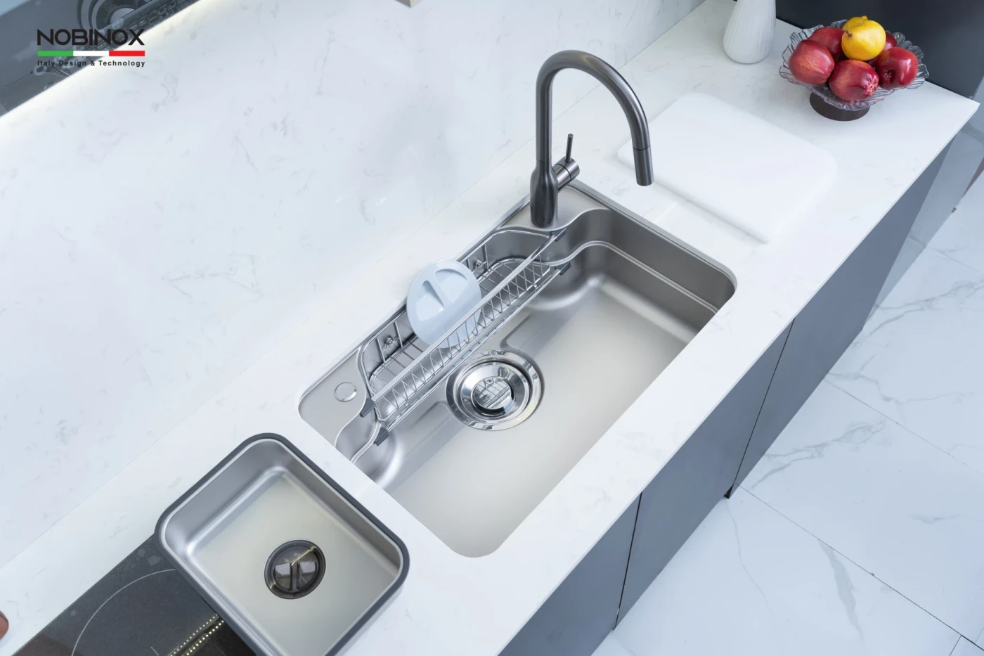 CHẬU RỬA BÁT 1 HỐ NOBINOX ARVO B275