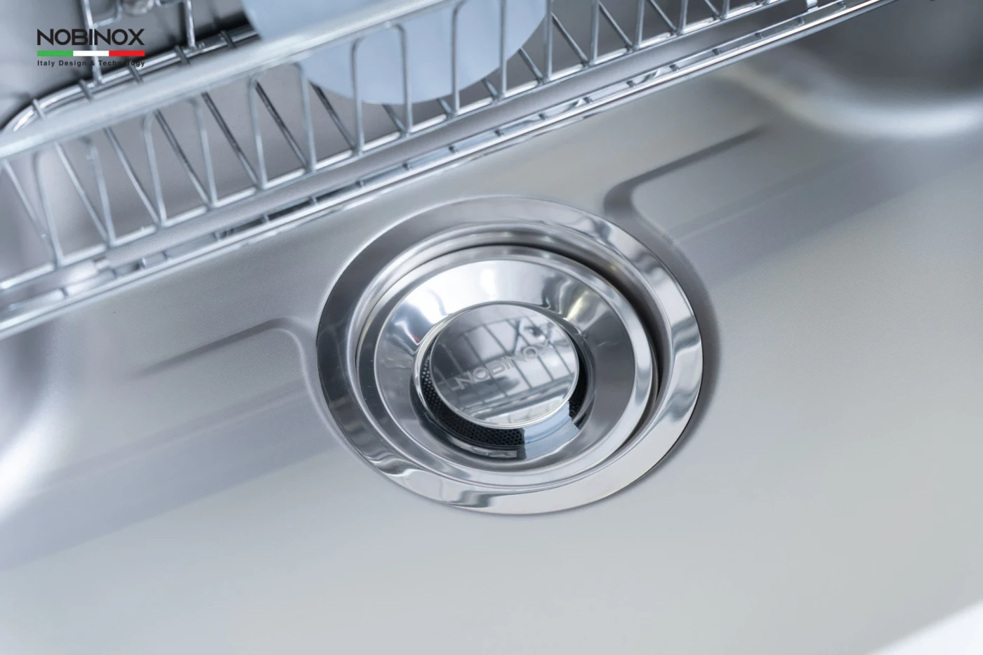 CHẬU RỬA BÁT 1 HỐ NOBINOX LIRA NJ588D