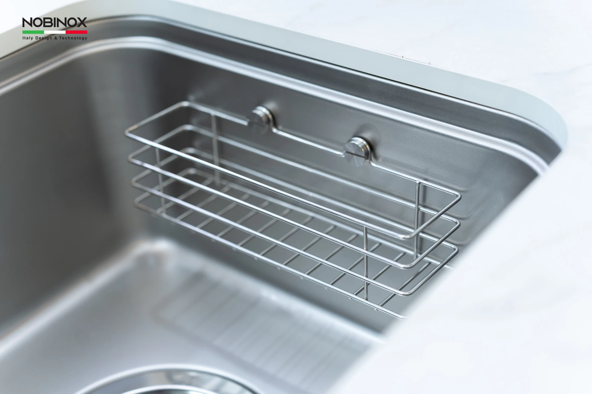 CHẬU RỬA BÁT 1 HỐ NOBINOX NOVA A282M
