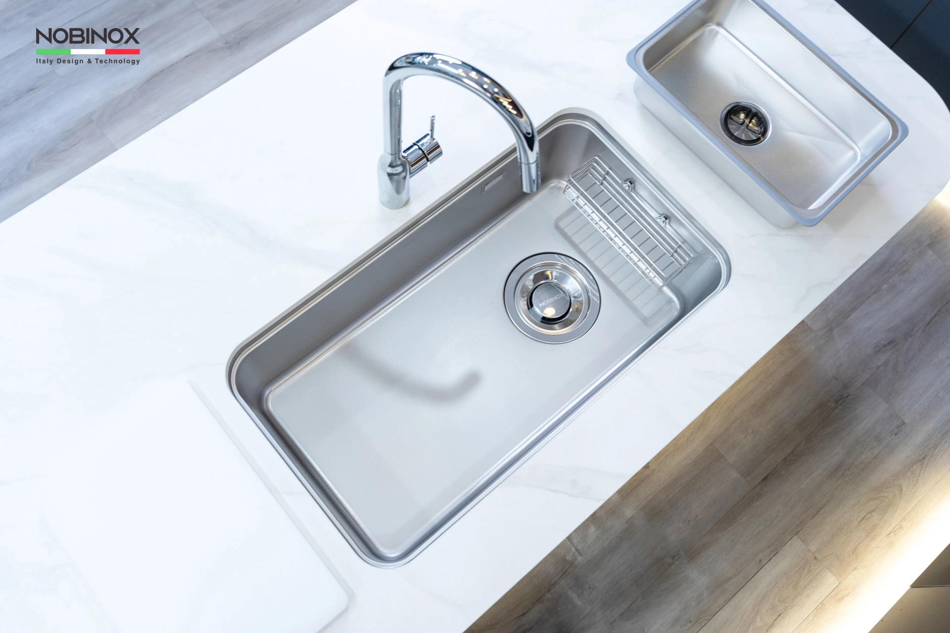 CHẬU RỬA BÁT 1 HỐ NOBINOX NOVA A283D
