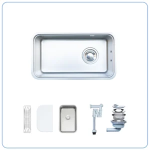 CHẬU RỬA BÁT 1 HỐ NOBINOX NOVA A283D