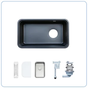 CHẬU RỬA BÁT 1 HỐ NOBINOX NOVA A284B