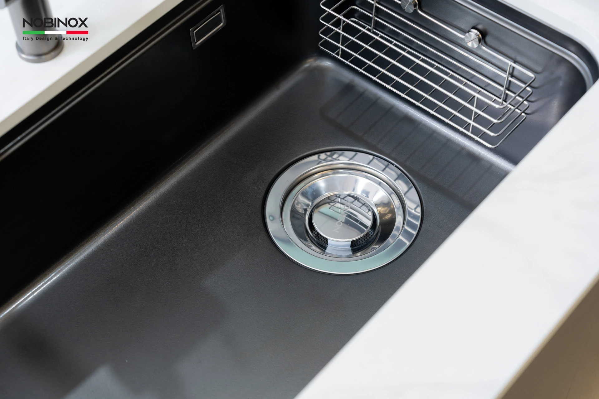 CHẬU RỬA BÁT 1 HỐ NOBINOX NOVA A284B