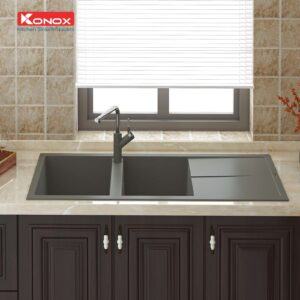 Chậu rửa bát Granite Sink Livello Smart 1160-Grey