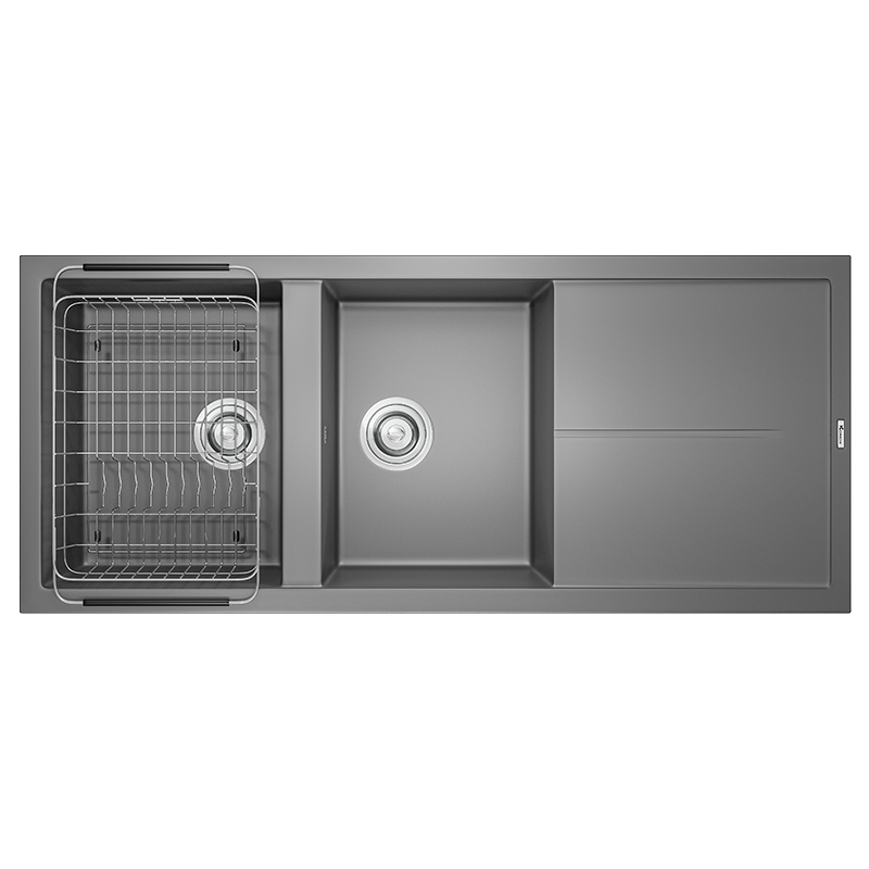 Chậu rửa bát Granite Sink Livello Smart 1160-Grey