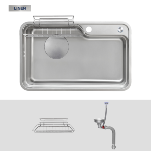 Chậu rửa chén 1 hộc KLUGER KF7848FS-DO Basic