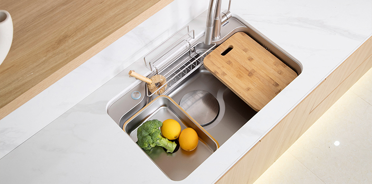 Chậu rửa chén 1 hộc KLUGER KF7848FS LUX