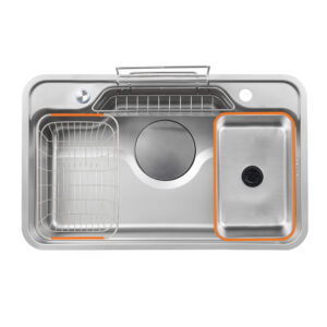 Chậu rửa chén 1 hộc KLUGER KF7848FS LUX