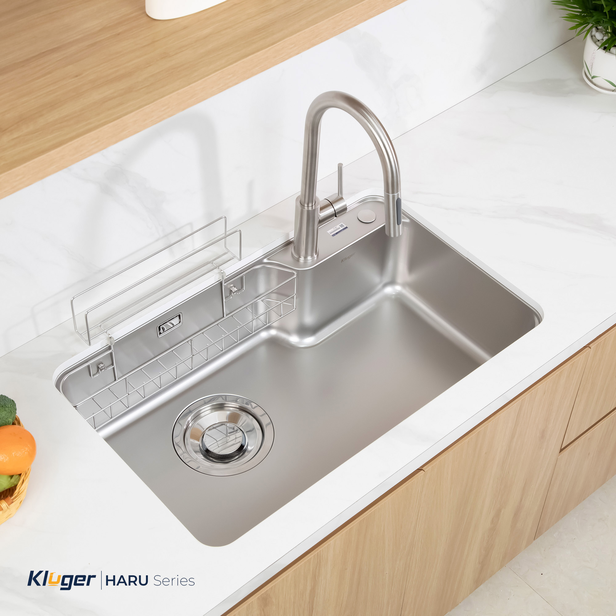 Chậu rửa chén 1 hộc KLUGER KH8050FS Ulti