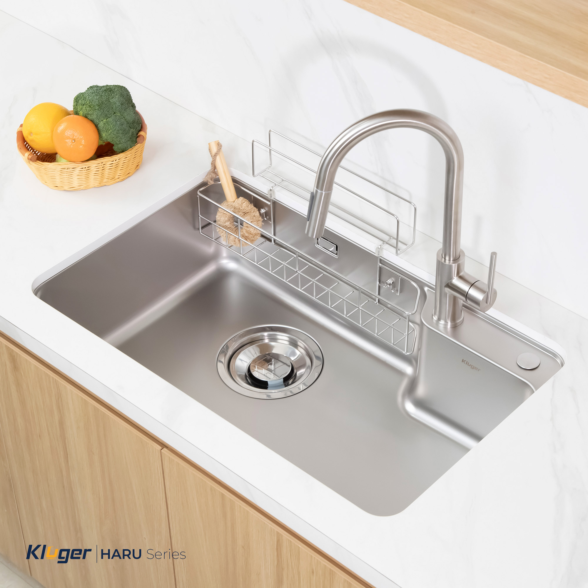 Chậu rửa chén 1 hộc KLUGER KH8050FS Ulti