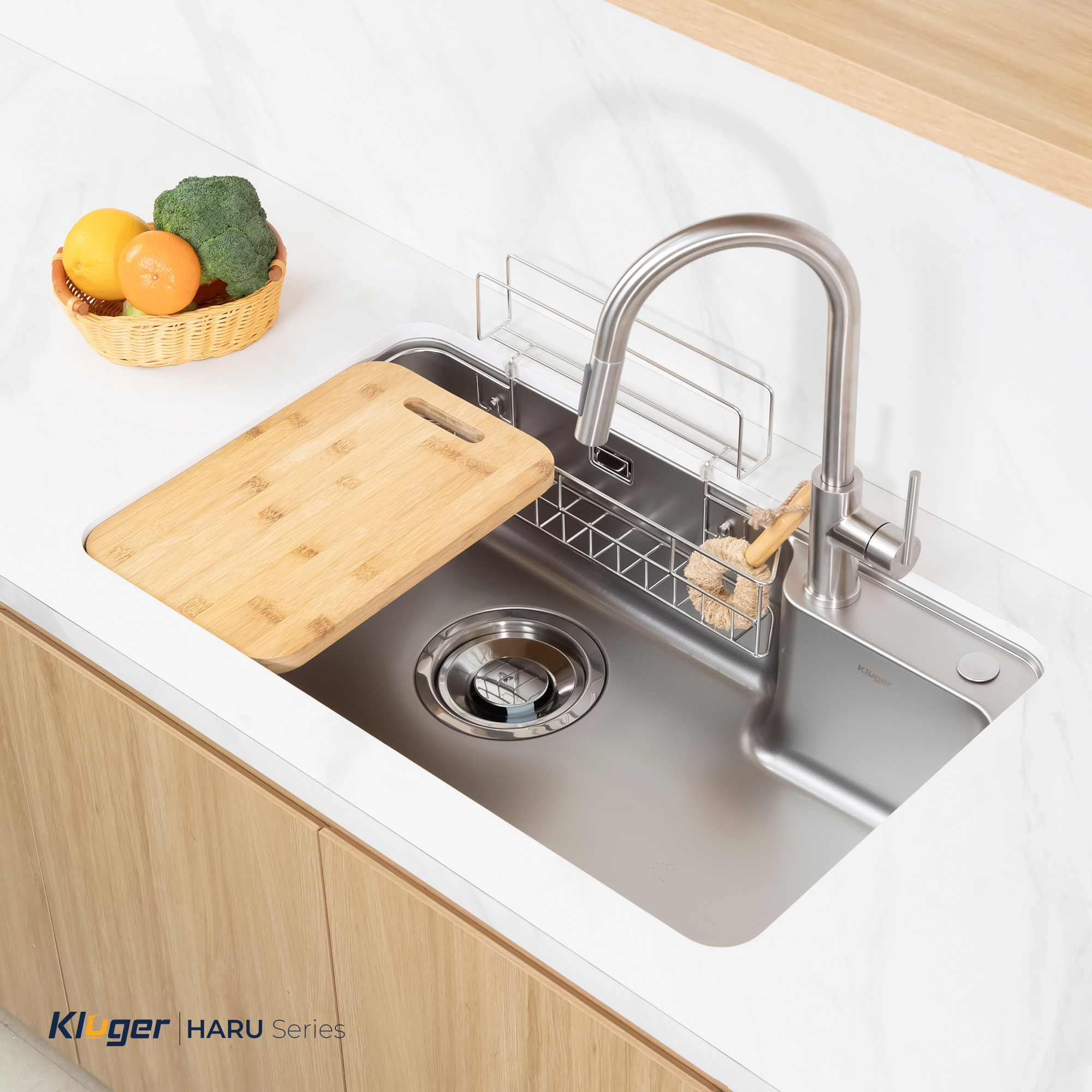 Chậu rửa chén 1 hộc KLUGER KH8050FS Ulti