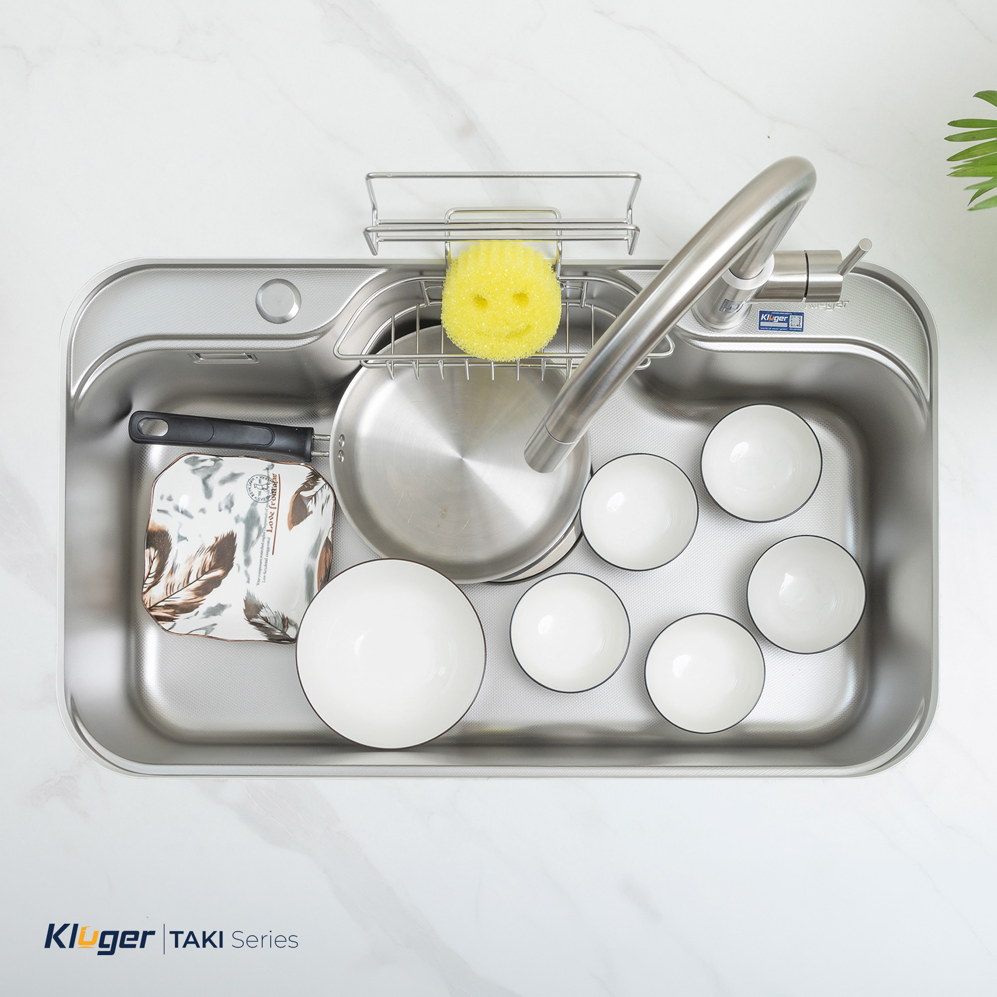 Chậu rửa chén 1 hộc KLUGER KT7848FS-Basic