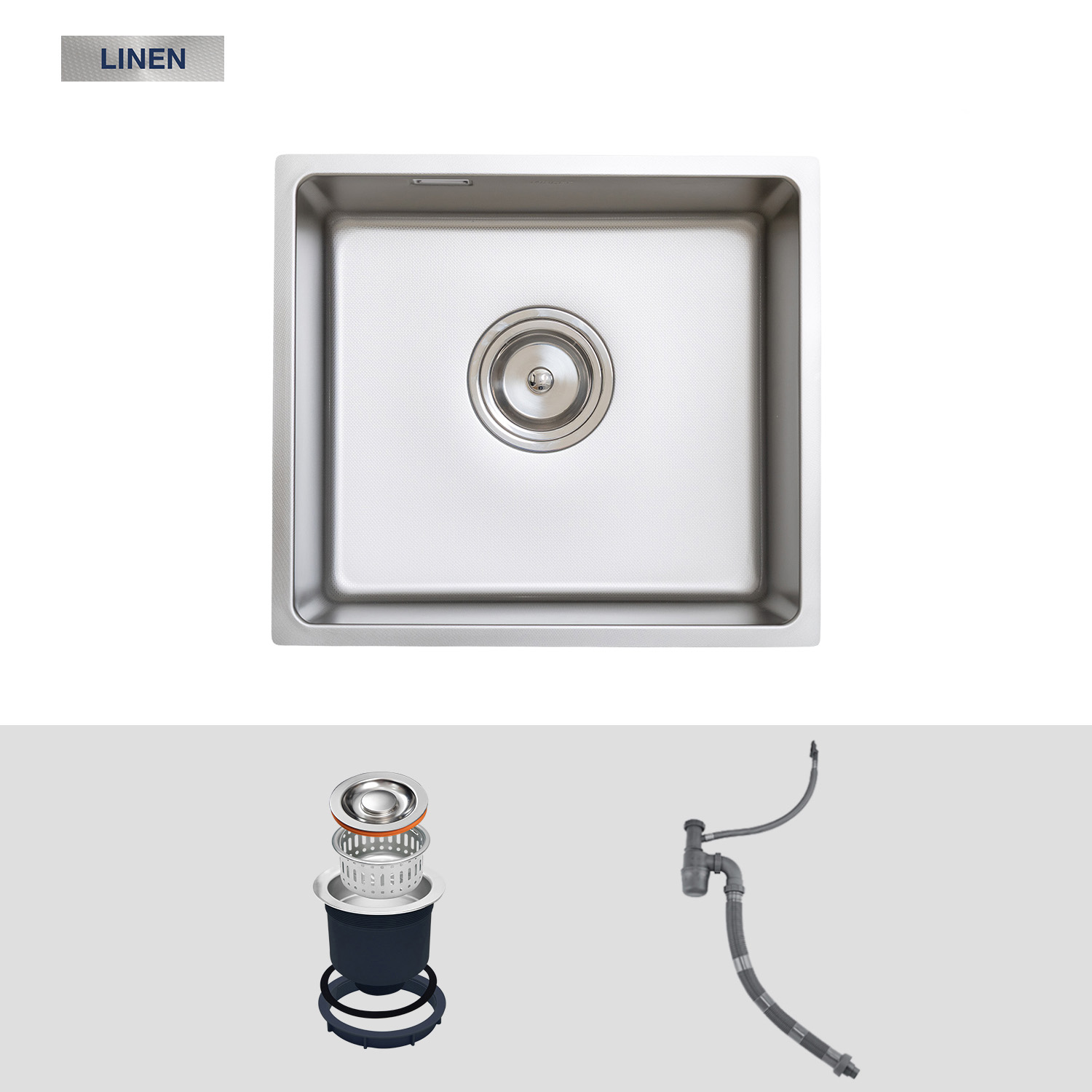 Chậu rửa chén 1 hộc KLUGER KU5044FS