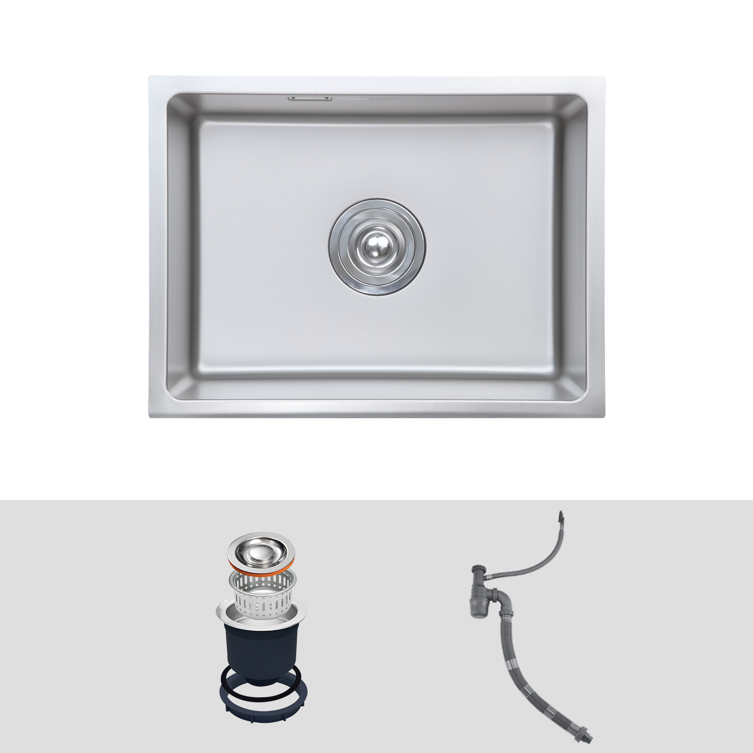Chậu rửa chén 1 hộc KLUGER KU6045FS Basic