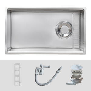 Chậu Rửa Chén 1 Hộc KLUGER KY7545FS Plus Inox POSCO 304 750mm