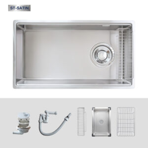 Chậu rửa chén 1 hộc KLUGER KY8045ST Plus