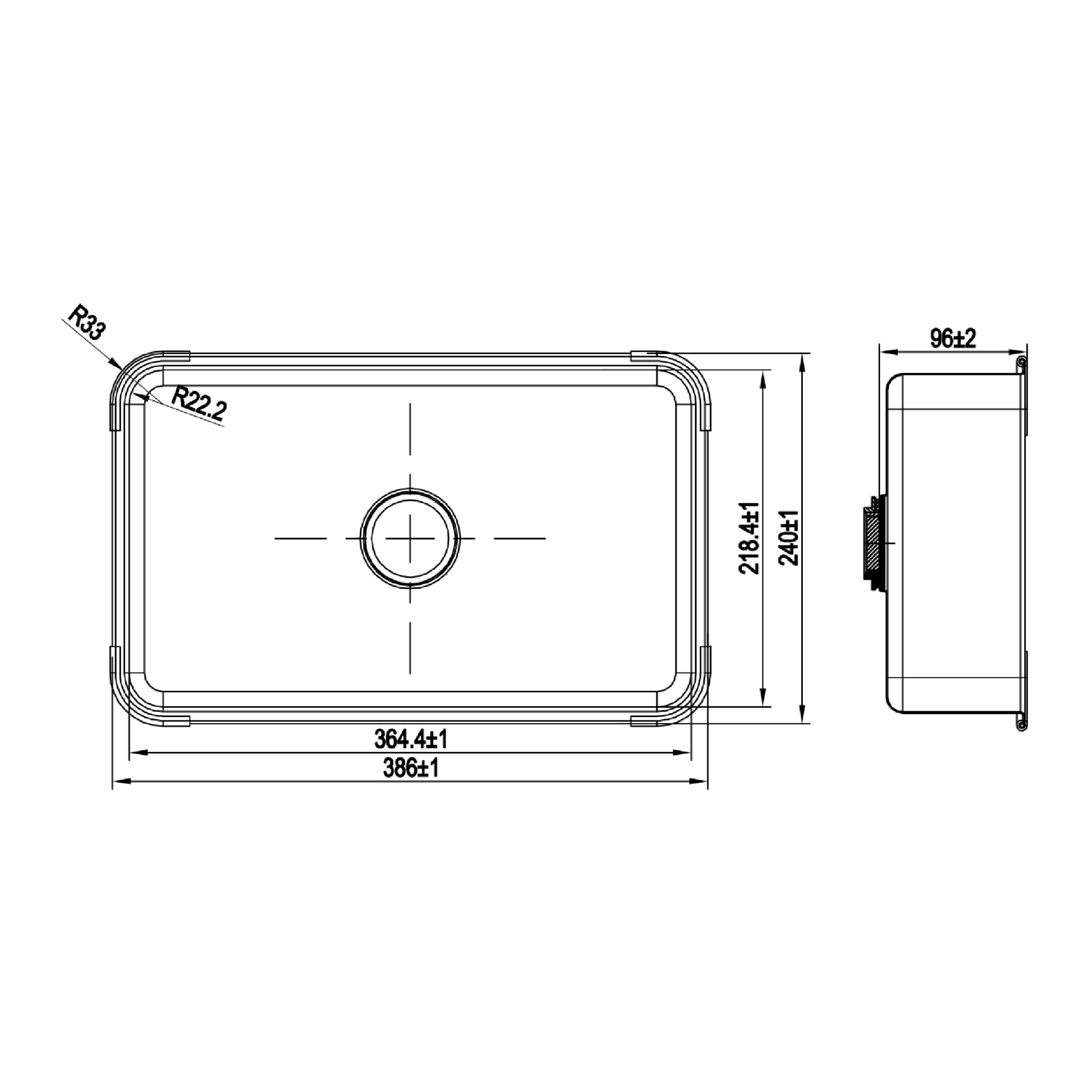 Chậu rửa nhỏ Inox KLUGER KSWB-409FS