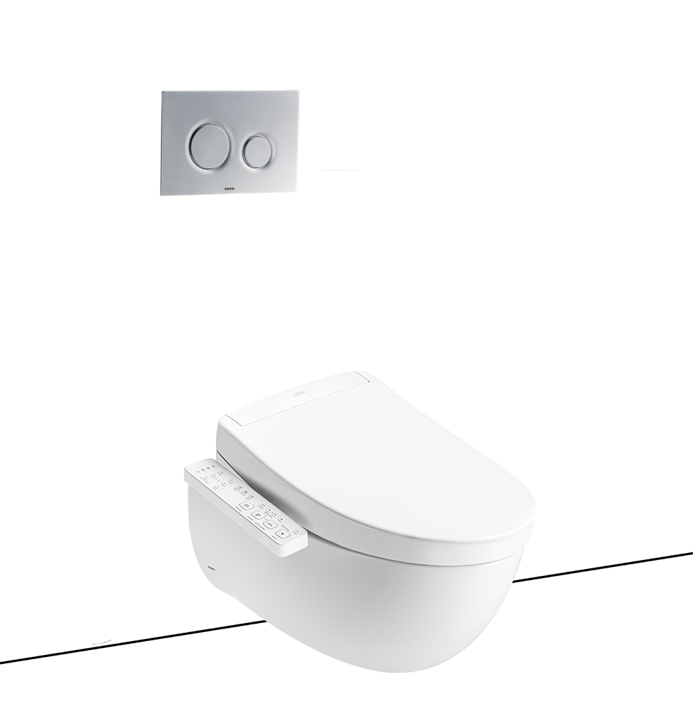 Bàn Cầu Treo Tường TOTO CW812REA/TCF33461GAA/WH172AT/TCA465/MB174P#SS WASHLET S2