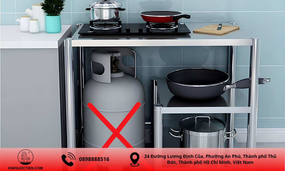 lắp đặt bếp gas âm