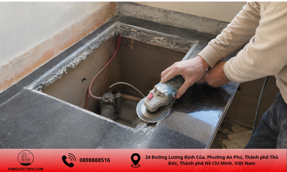 lắp đặt bếp gas âm