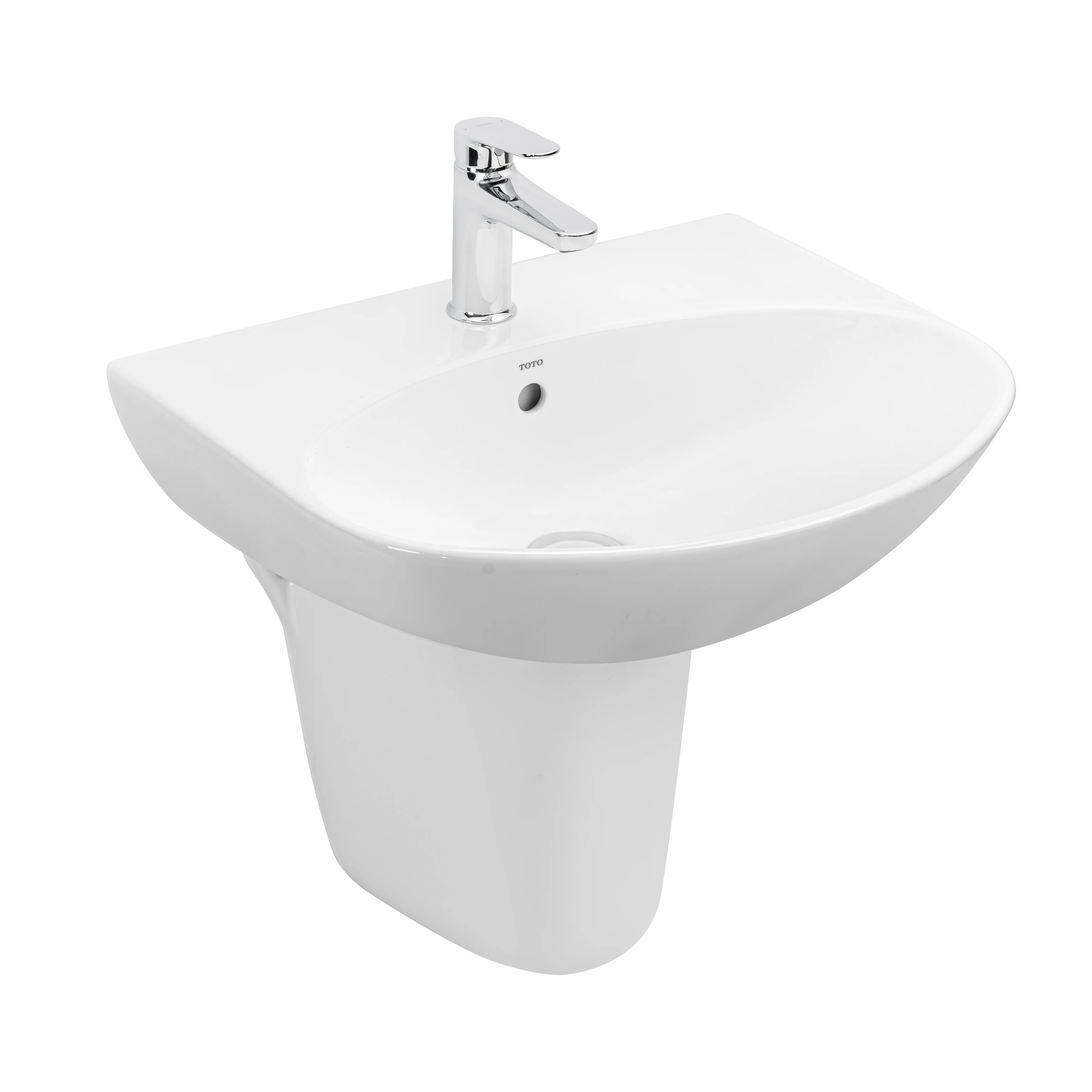 Chậu Rửa Mặt Treo Tường TOTO LHT333C#XW Kèm Chân Lửng
