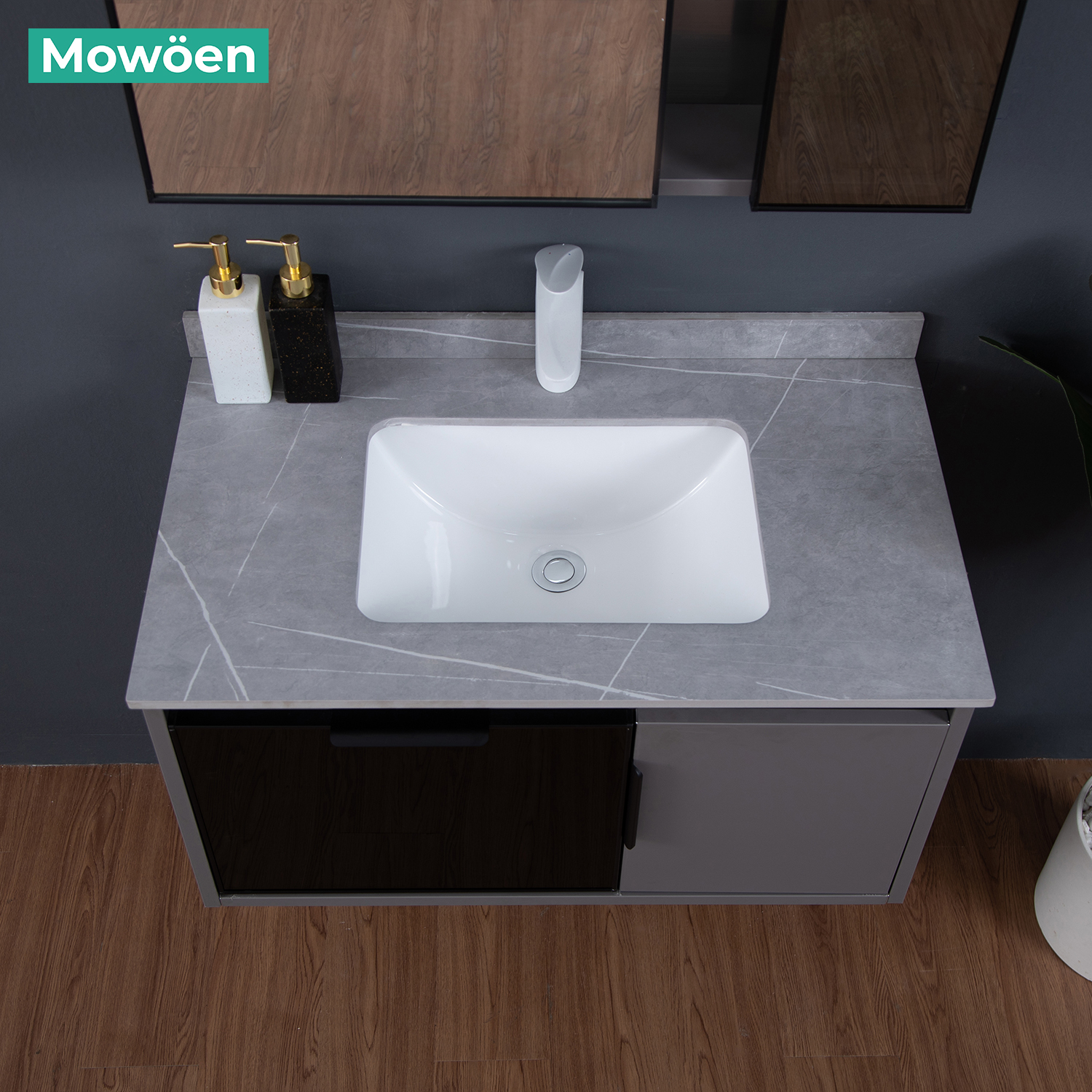 Tủ Lavabo Mowoen Inox MW6809S-80