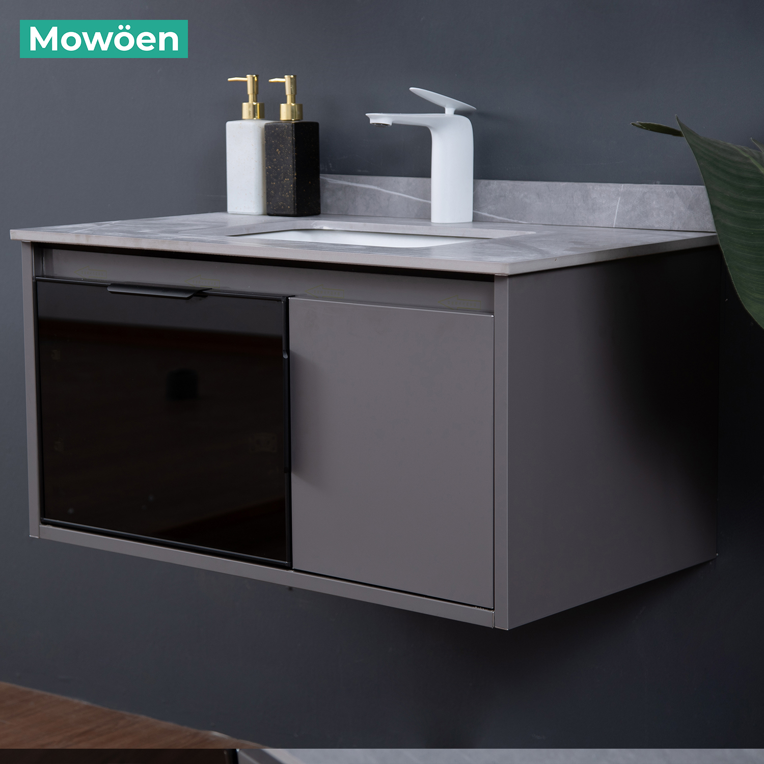 Tủ Lavabo Mowoen Inox MW6809S-80