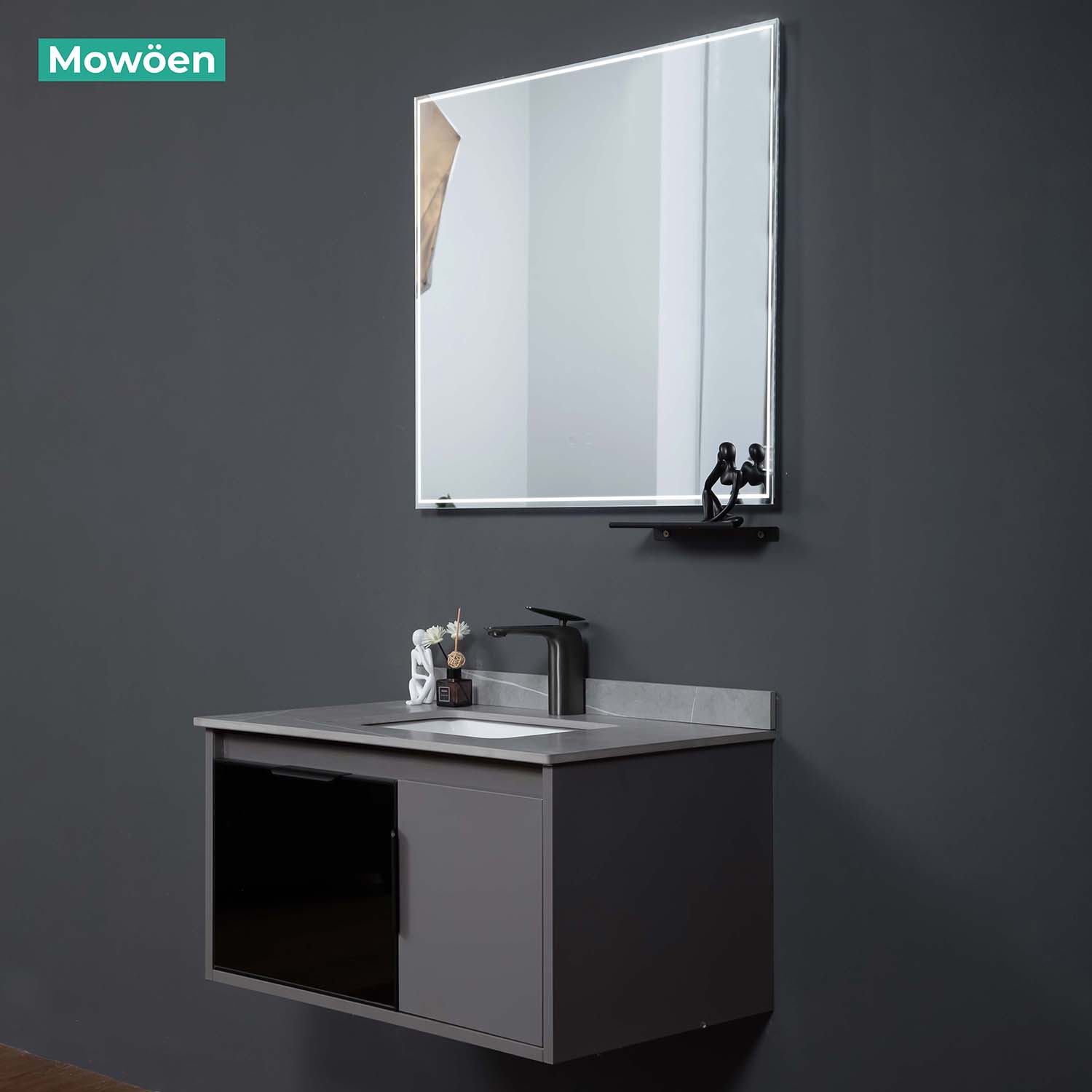 Tủ Lavabo Mowoen Inox MW6809S-80R