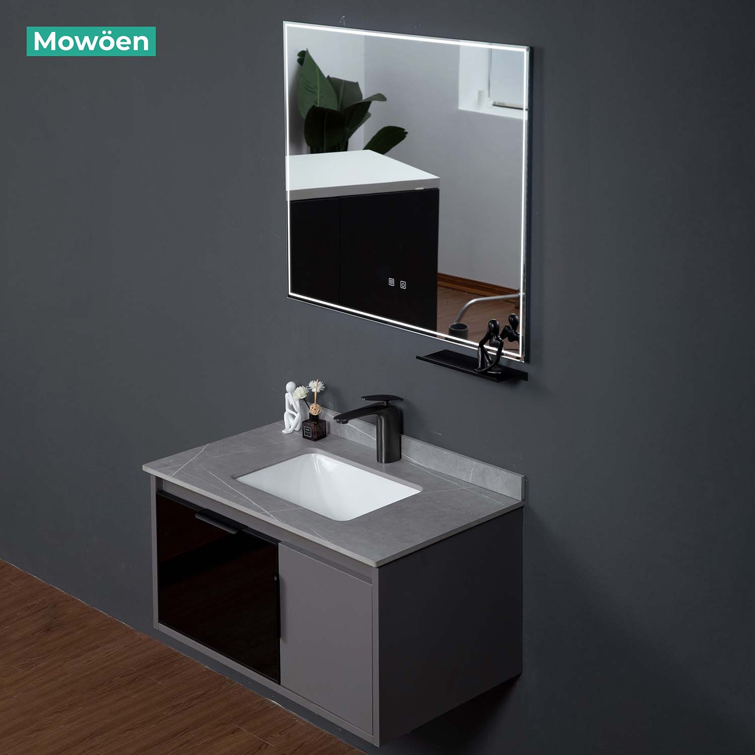 Tủ Lavabo Mowoen Inox MW6809S-80R