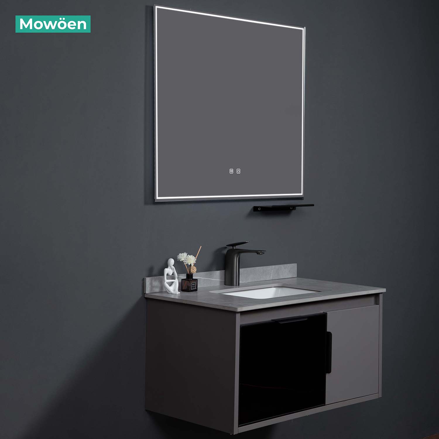 Tủ Lavabo Mowoen Inox MW6809S-80R