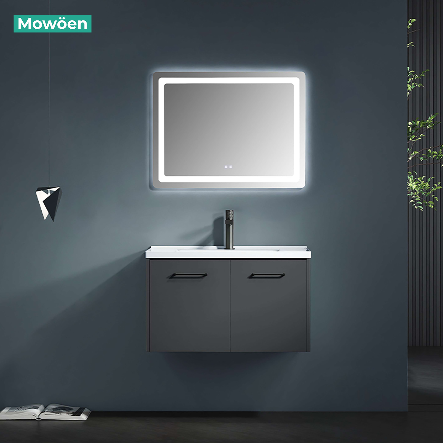 Tủ Lavabo Mowoen Inox MW6810S-80