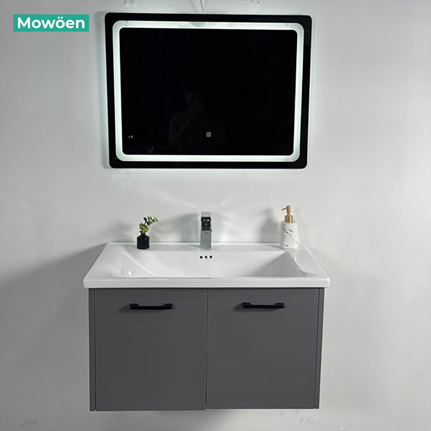 Tủ Lavabo Mowoen Inox MW6810S-80