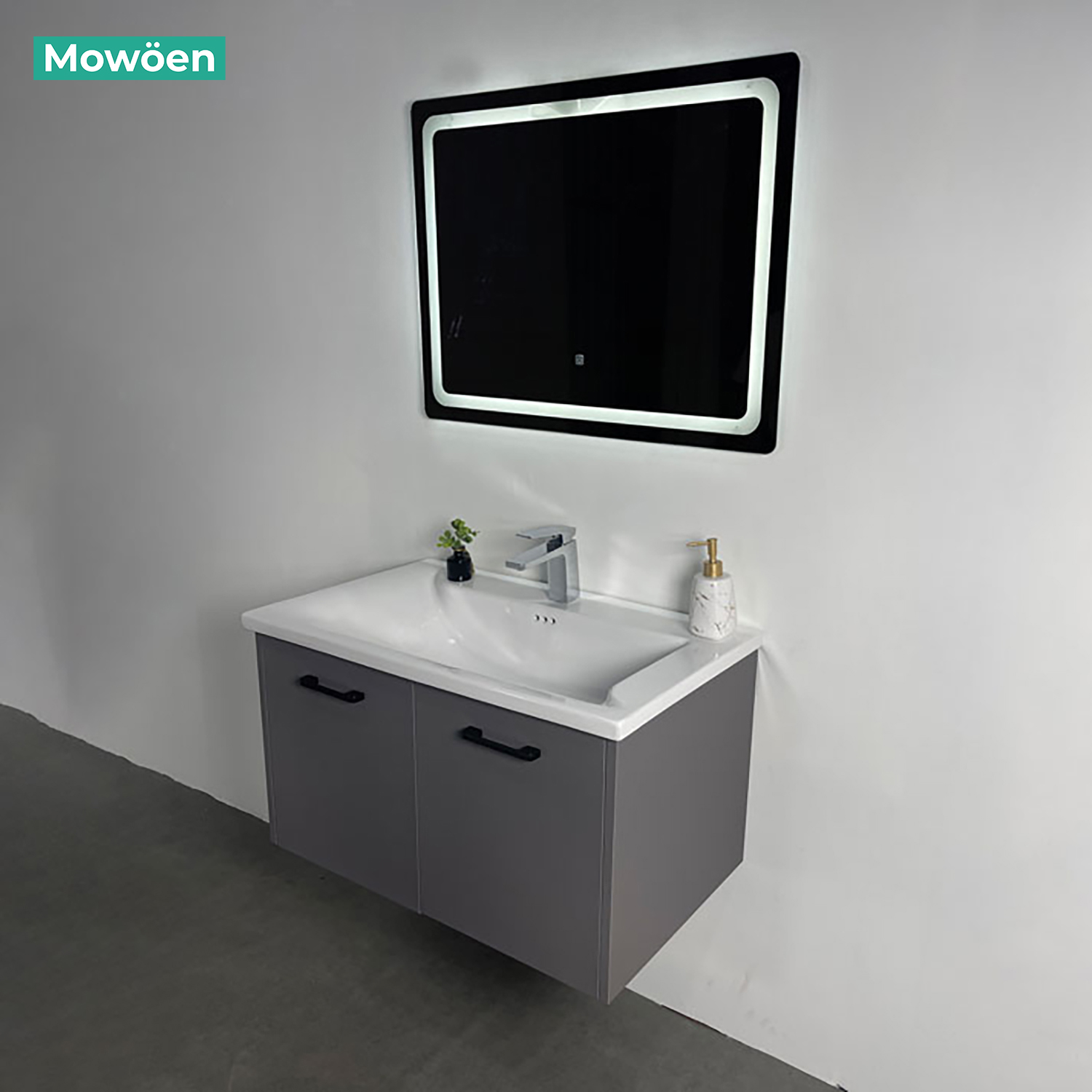 Tủ Lavabo Mowoen Inox MW6810S-80