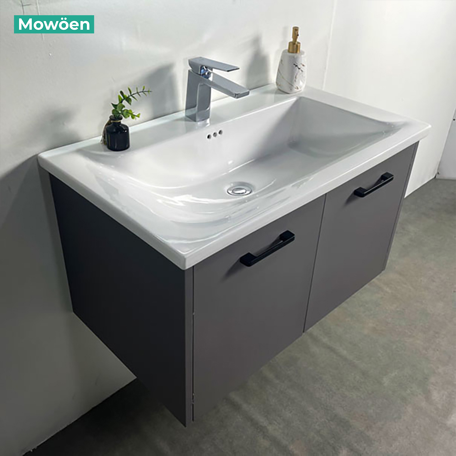 Tủ Lavabo Mowoen Inox MW6810S-80