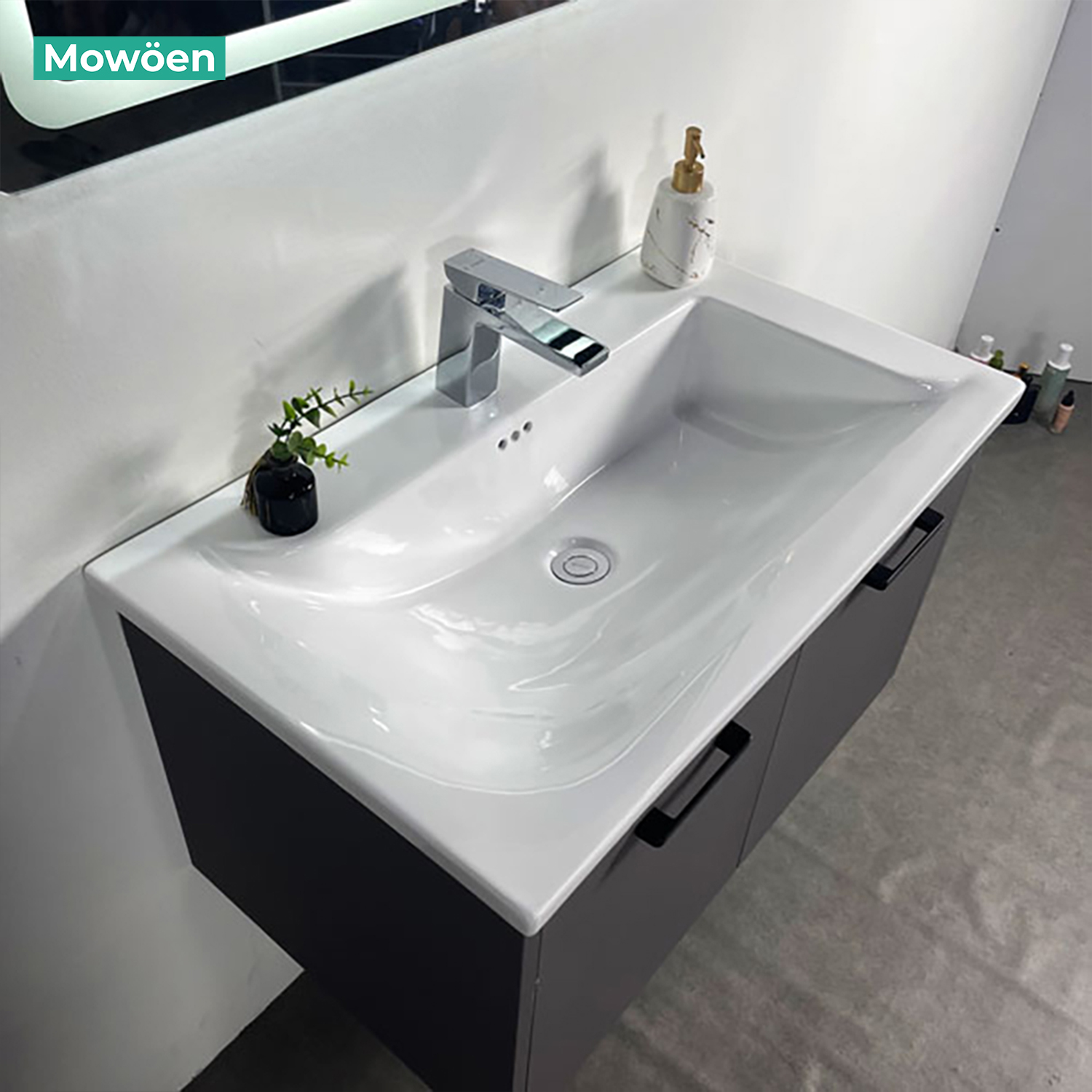 Tủ Lavabo Mowoen Inox MW6810S-80