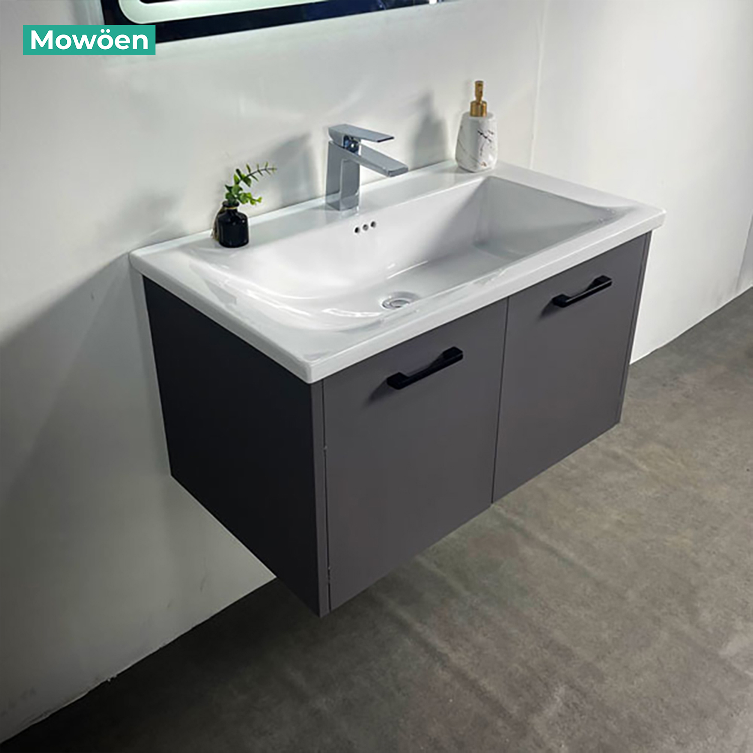 Tủ Lavabo Mowoen Inox MW6810S-80