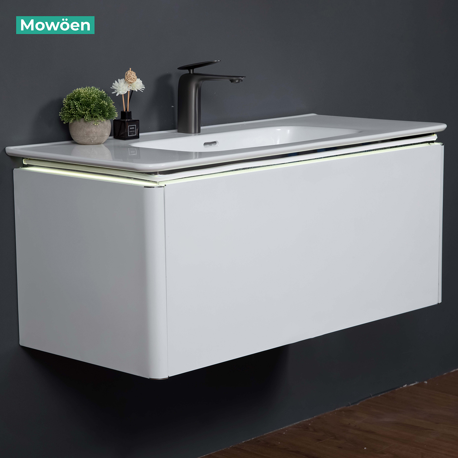 Tủ Lavabo Mowoen Inox MW6812S-100