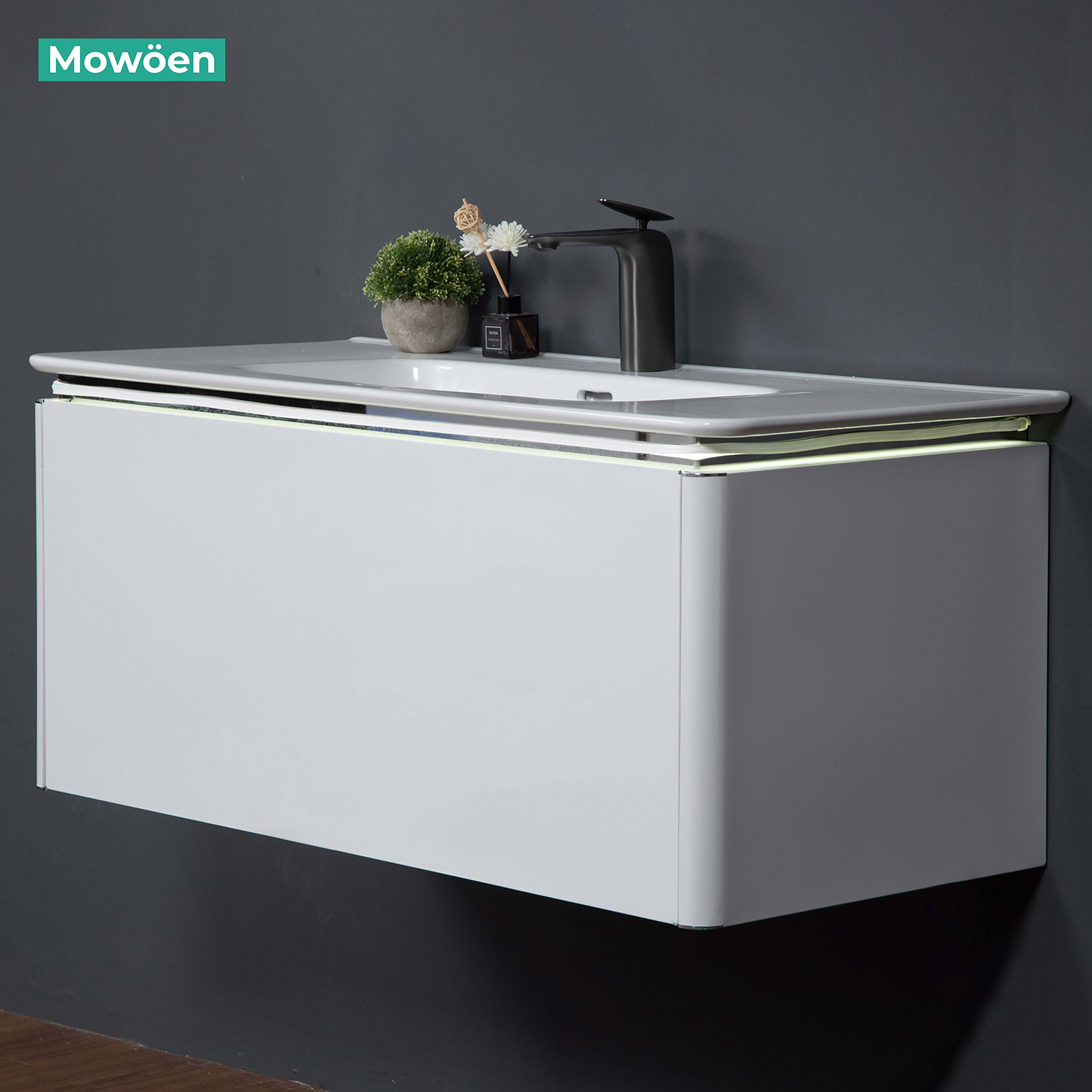 Tủ Lavabo Mowoen Inox MW6812S-100